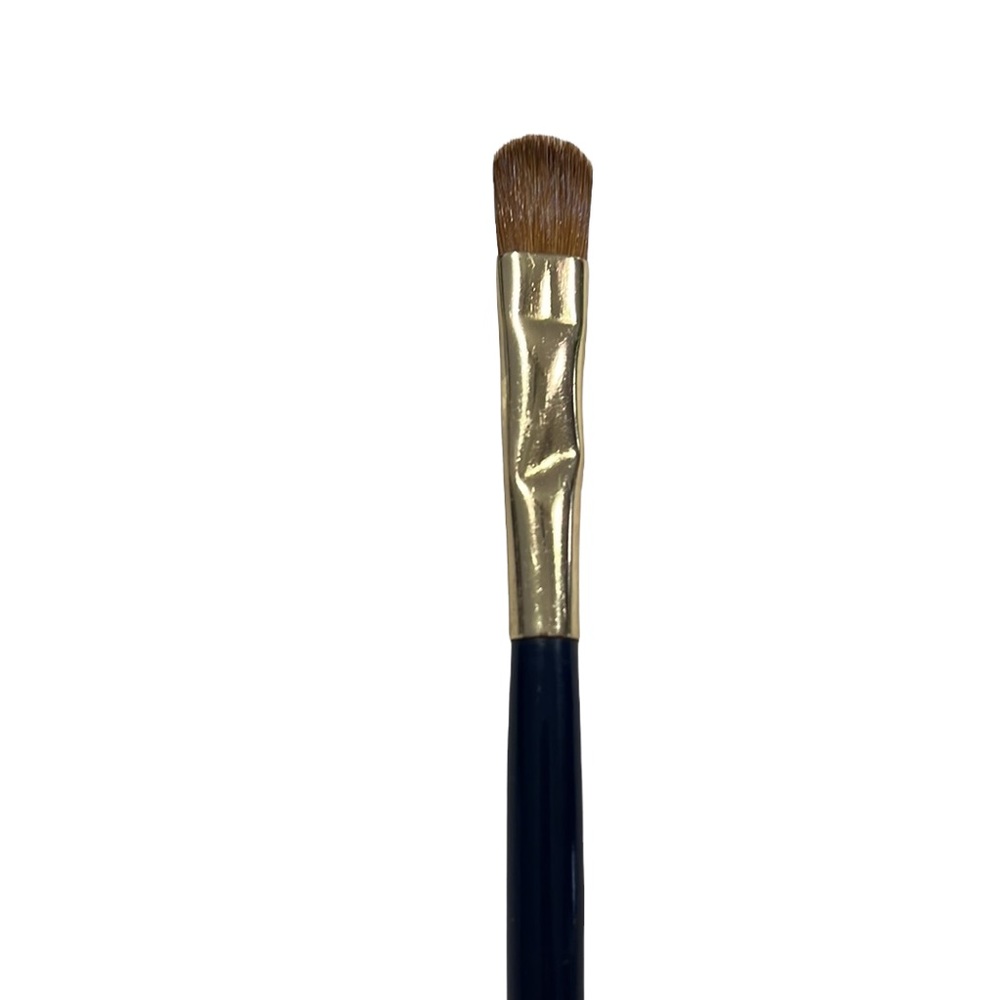 Christian Dior Artist Makeup Concealer Brush Blue Handle Gold letters 2002 Vtg - Picture 4 of 5